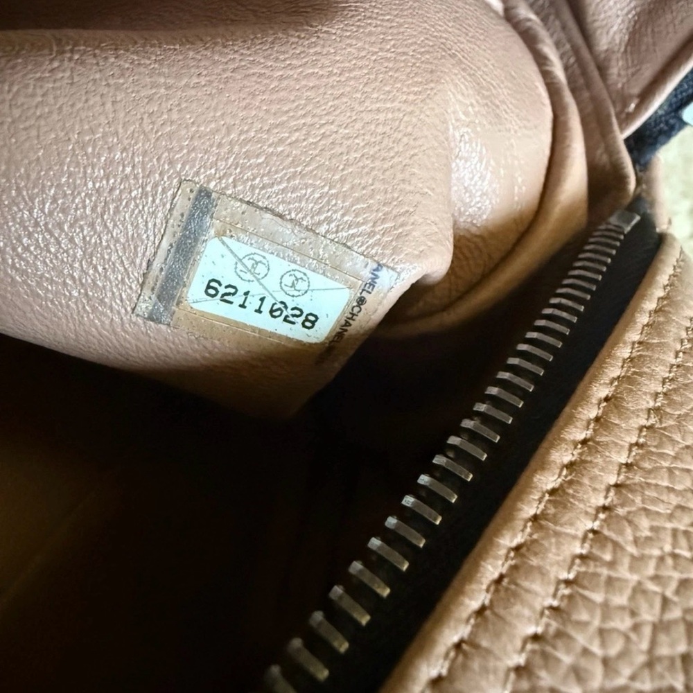 Chanel Tan Quilted Leather Bowling  Bag - Picture 8 of 8